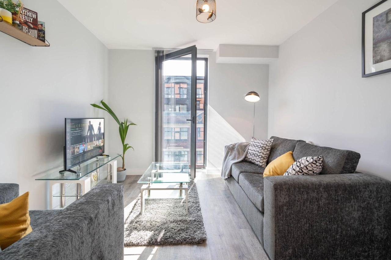 New Build - 2 Bed Snug Modern Apartment - Juliet Balcony - Roof Top Terrace - Digbeth, Birmingham City Centre - Free Netflix & Smart Tv Exteriör bild